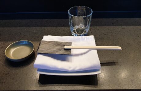 Dettaglio Piani di lavoro in basalto Chottomatte